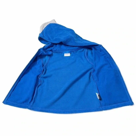 Hanna Andersson Shark Terry Zip Hoodie 18-24M Blue - Picture 3 of 7